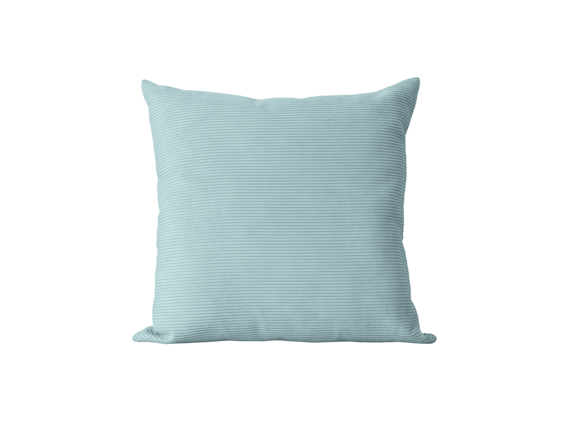 Almofada Quadrada Veludo Turquesa 45x45 Cm - Dune