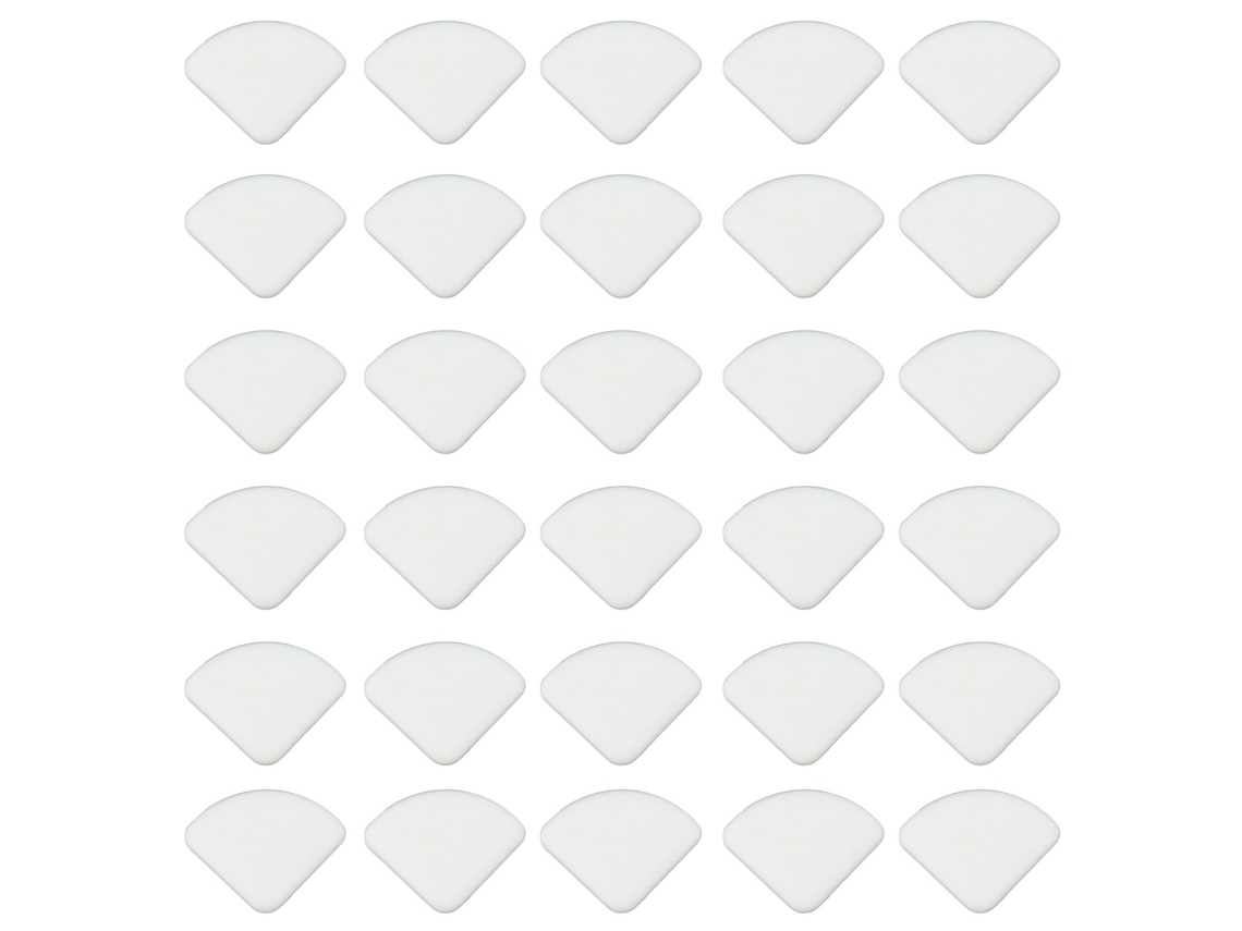 Mali 30 Protetores de Canto de Móvel Silicone Macio Segurança para Bebê Infantil Branco