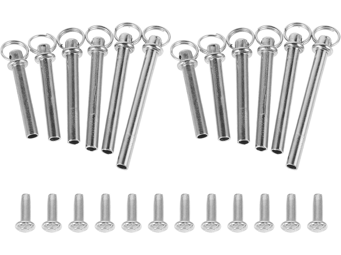 Kit Com 13 Rebites 17-29 Para Reparo De Eixos De Ventiladores Dobráveis, Peças Metálicas Mm