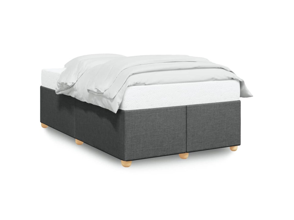 Bed Frame, Bed Frames Vidaxl Cinzeto Tecido (120 X 190 Cm)