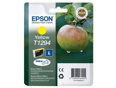 Tinteiro EPSON T1294 Amarelo (C13T12944022) — Nº Pág: 415 / Amarelo