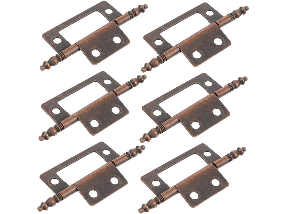 Dobradiças De Ferro Para Armários, Conjunto Com 6 Unidades,