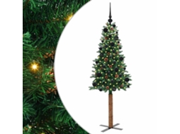 Árvore De Natal Slim Moderna Vidaxl Verde Pvc (150 Cm)