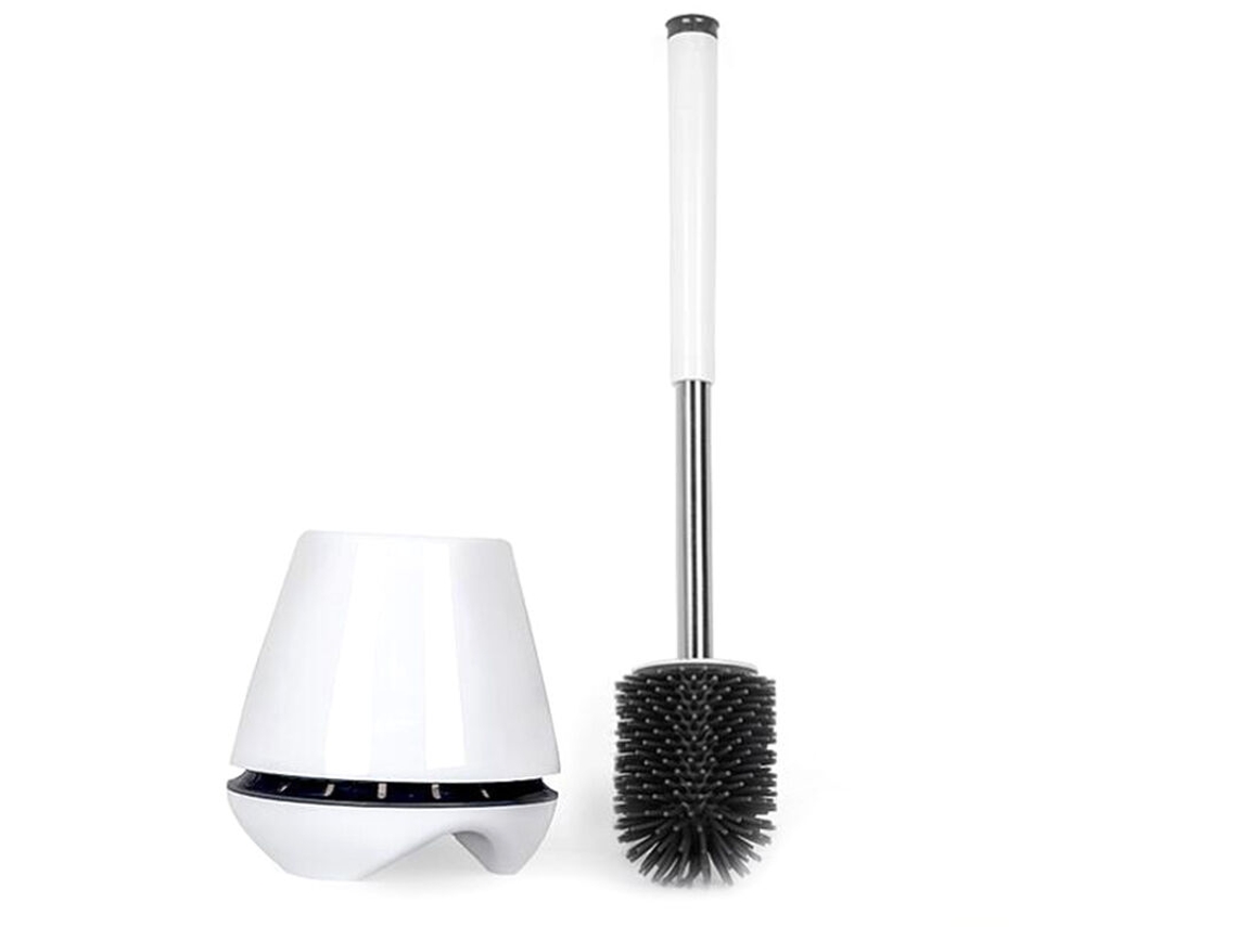 Escova Sanitária de Silicone com Base para Fixação na Parede e no Chão, AQUAFORGE