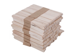 Palitos de Sorvete de Madeira Natural 400pcs | S/MARCA