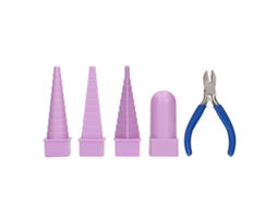 4 Peças De Mandriles De Joiaria Redondo Oval Triângulo Quadrado Ferramenta De Fabricação De Joias Com Alicates De 12,7 Cm