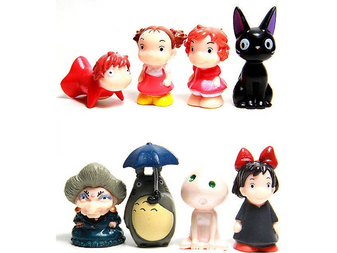 Figuras EASTVAPS Hayao Miyazaki (8 Peças)