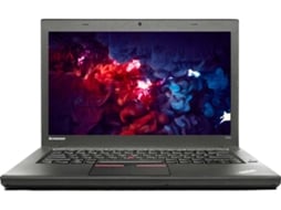 Portátil LENOVO THINKPAD T450 i5 (Recondicionado Como Novo - 14'' - Intel i5-5300U - RAM: 4 GB - 120 GB SSD - Intel HD Graphics)