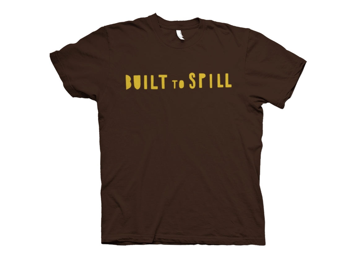 Camiseta Built To Spill com logo da Rockstone - Unissex - Adulto - Mais Vendida - Tamanho: P