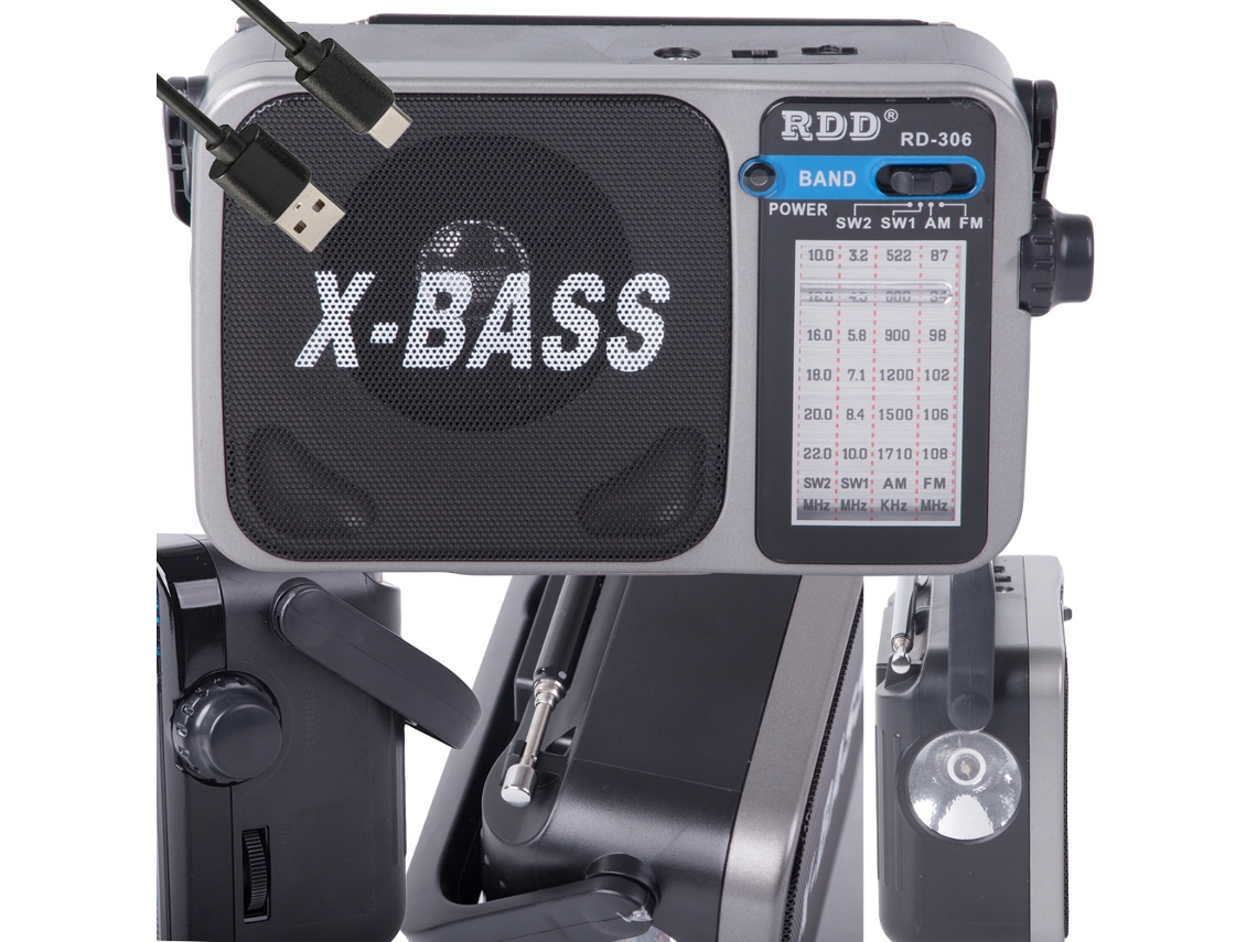 Rádio Portátil Fm Am Alimentado por Bateria AQUAFORGE