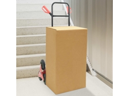 Vidaxl Carrinho De Mão Preto E Vermelho 64,5 X 49,5 X 114 Cm Aço