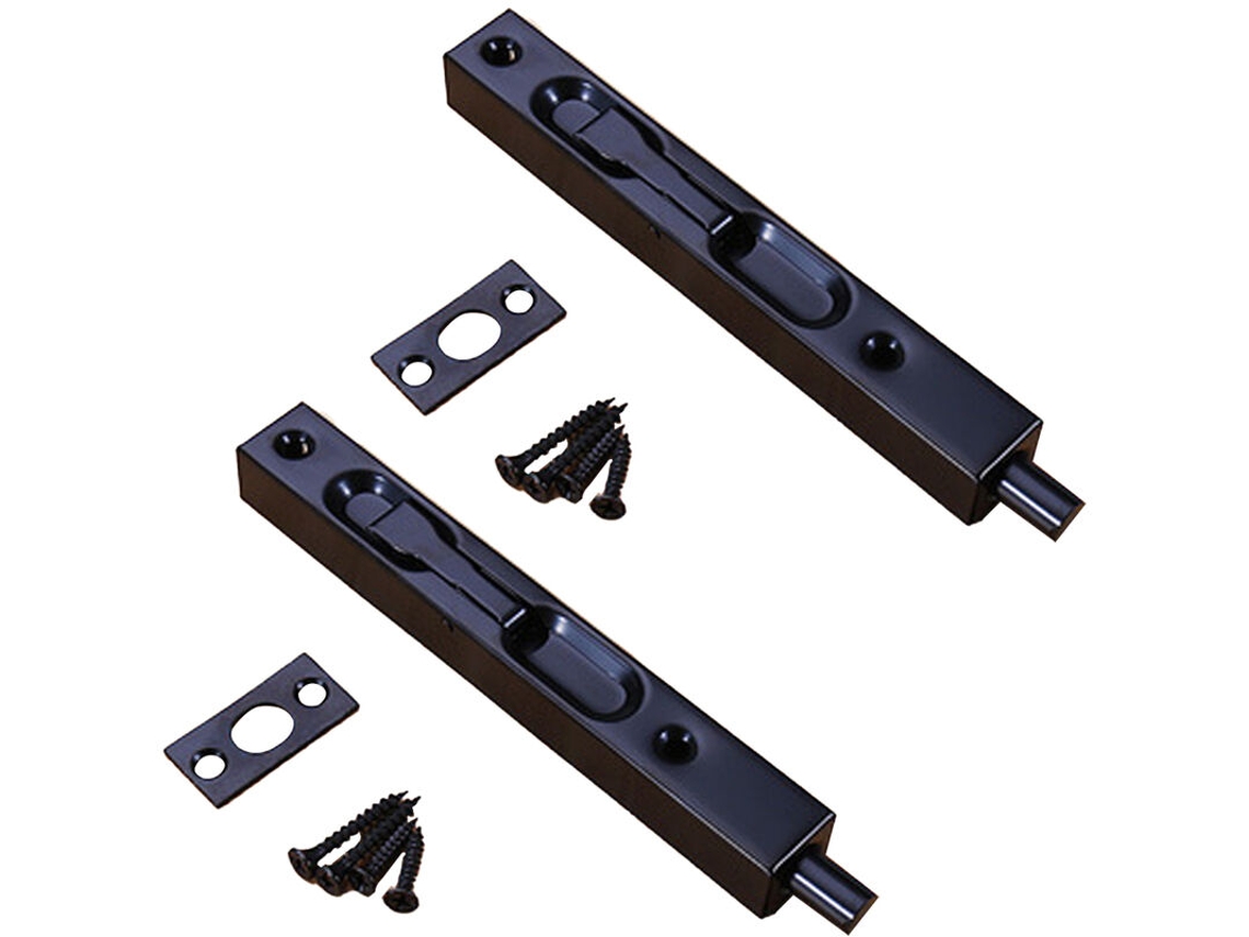 Conjunto De 2 Trincos De Porta, Fechaduras De Segurança Ocultas Para Portas Compostas, Etc, 15 Cm, 6 Polegadas