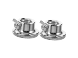 Conjunto De 2 Porcas Sextavadas Travamento Duplo, Antiderrapantes,