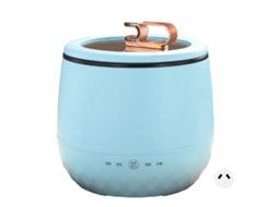 Cozinhadeira elétrica mini, antiaderente, multifuncional, com controle inteligente, 220v, azul | S/MARCA