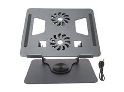 Suporte Para Notebook De Liga De Alumínio (rotativo, Ajustável Em Altura, Dissipação De Calor, Elevação)