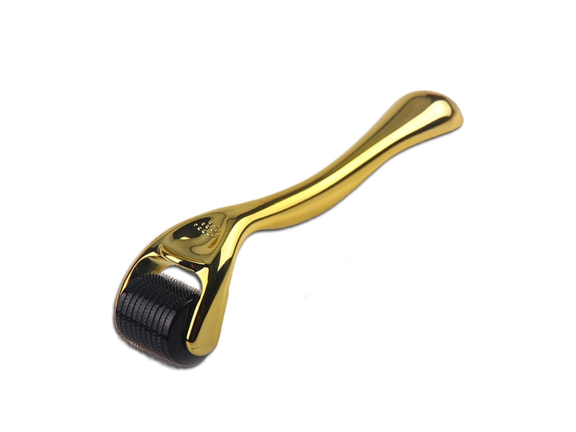 Rolo de Microagulhas em Liga de 540 Titânio para Reparo Facial 0.2 Mm Dourado XIAOMOYU