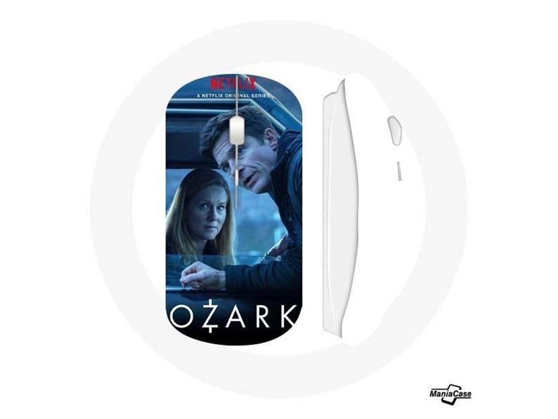 Mouse Sem Fio - Ozark - Temporada 4 - Usb Com Wi-fi Incluso - Compatível Com Mac E Pc - Branco