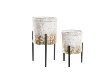 Vaso para Planta DKD HOME DECOR (2 Peças - 2 Unidades - 29 x 29 x 54,50 cm)