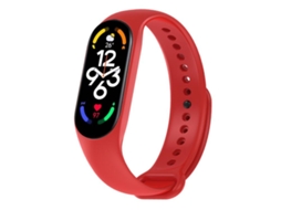 Capa para Xiaomi Smart Band 10/9/8 Silicone Cor Sólida Vermelha XIAOMOYU
