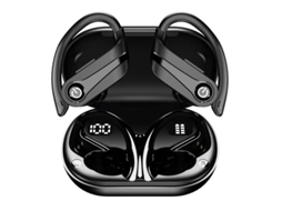 Auriculares Sem Fio Fios Corridas YIZHOOD Bluetooth à Prova de Água Preto