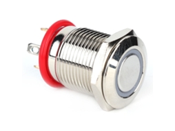 Laxiscreed Interruptor De Botão Metálico Com Led Integrado E Função De Auto-retorno