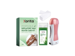Kit de Cera Portátil, Remoção de Cabelo com Textura Gental e Hidratante LAXISCREED