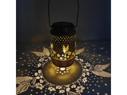 Luminária Solar De Beija Flor Para Uso Externo, Lanterna De Jardim Suspensa Lanterna Decorativa Co Gokoco
