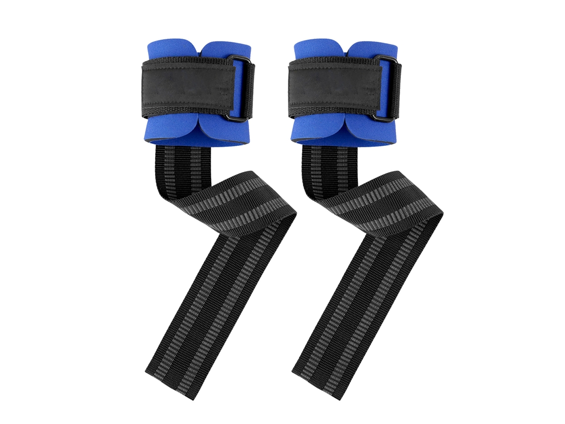 Rebe-cintas De Pulso Par Sport Antiderrapantes Cintos De Pulso Espessados Para Ginásio Cross Matching Suporte De Peso Tamanho Único Azul