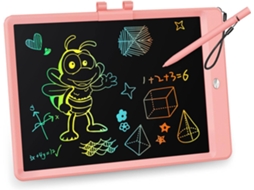 Quadro De Escrita Lcd Colorido De 10 Polegadas, Botão De Limpeza Única E Bloqueio De Tela Para Crianças E Estudantes