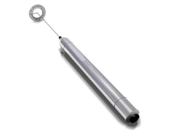 Espumador De Leite Elétrico Triomphe Em Aço Inoxidável, Ideal Para Café Com Leite E Creme De Leite. Alimentado Por Bateria E Na Cor Prata