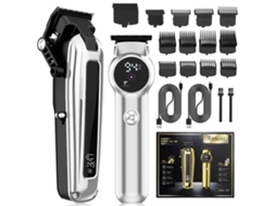 2026 aparatos de Corte de Pelo Eléctricos para Hombre, Kit Profesional Con Pantalla Lcd, 5 Velocidades, Cuchilla Ajustable, Usb, para Salón Y Hogar
