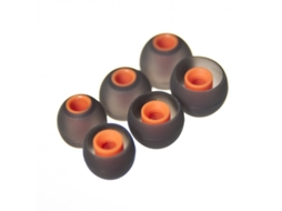 Almofadas Zruxe Para Auscultadores Jbl T110, T210, T290 (s, M, L, 6 Unidades, Preto E Laranja)