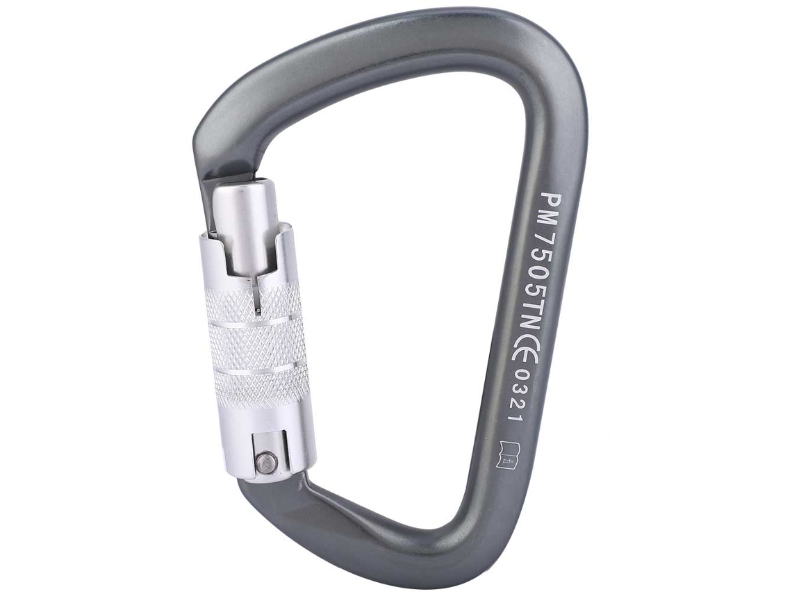 Carabina D de Alumínio para Escalada Master Lock
