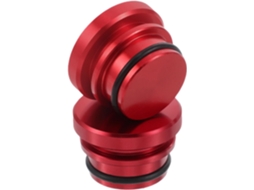 Conjunto De 2 Tampas De Metal Vermelhas Anti-cigarro Para Isqueiro