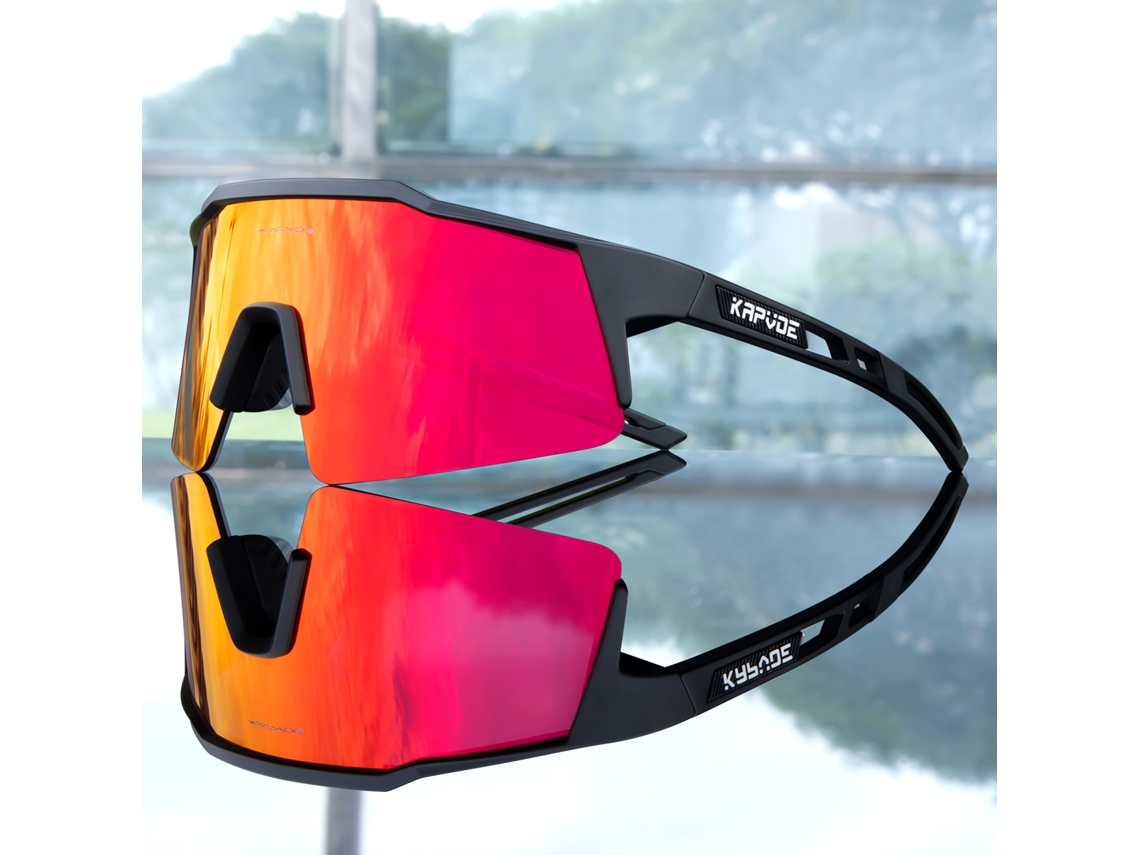 (estilo 2) Óculos De Ciclismo, Lentes De Polímero Pretas Com Proteção Uv400, Armação Em Tr-90.