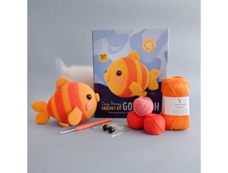 Livro Easy Breezy Crochet Kit Goldfish de Mariska Vos-Bolman (Inglês)