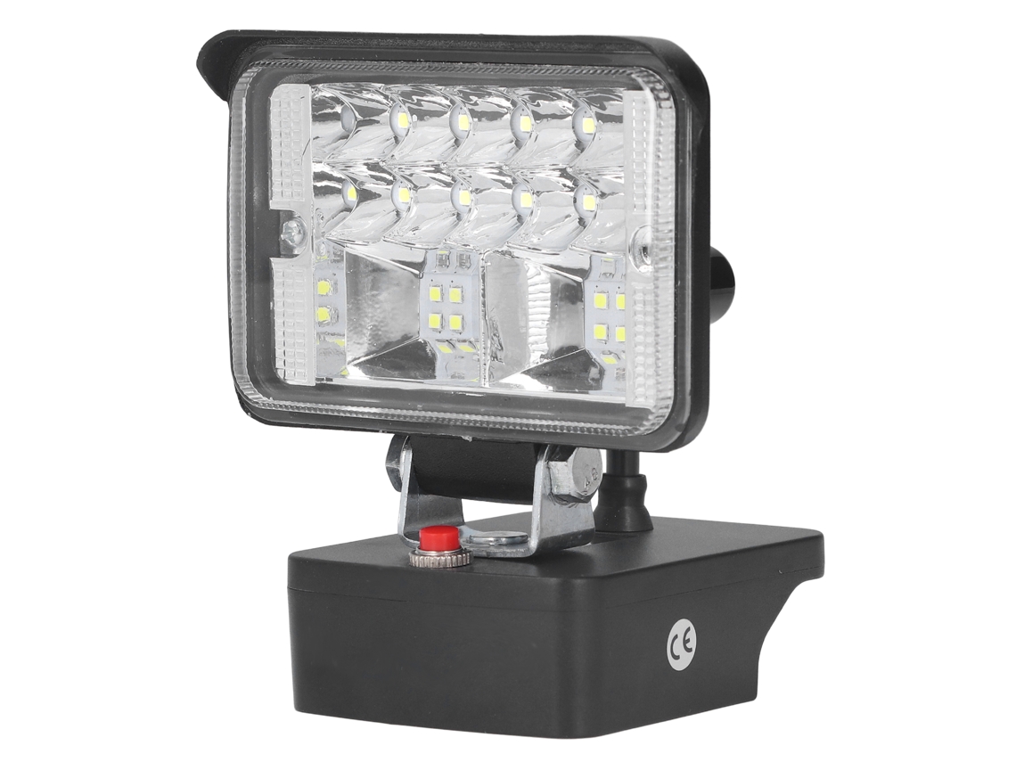 Luz de trabalho LED flood exterior brilhante segurança para Hitachi 18V iluminação ao ar livre