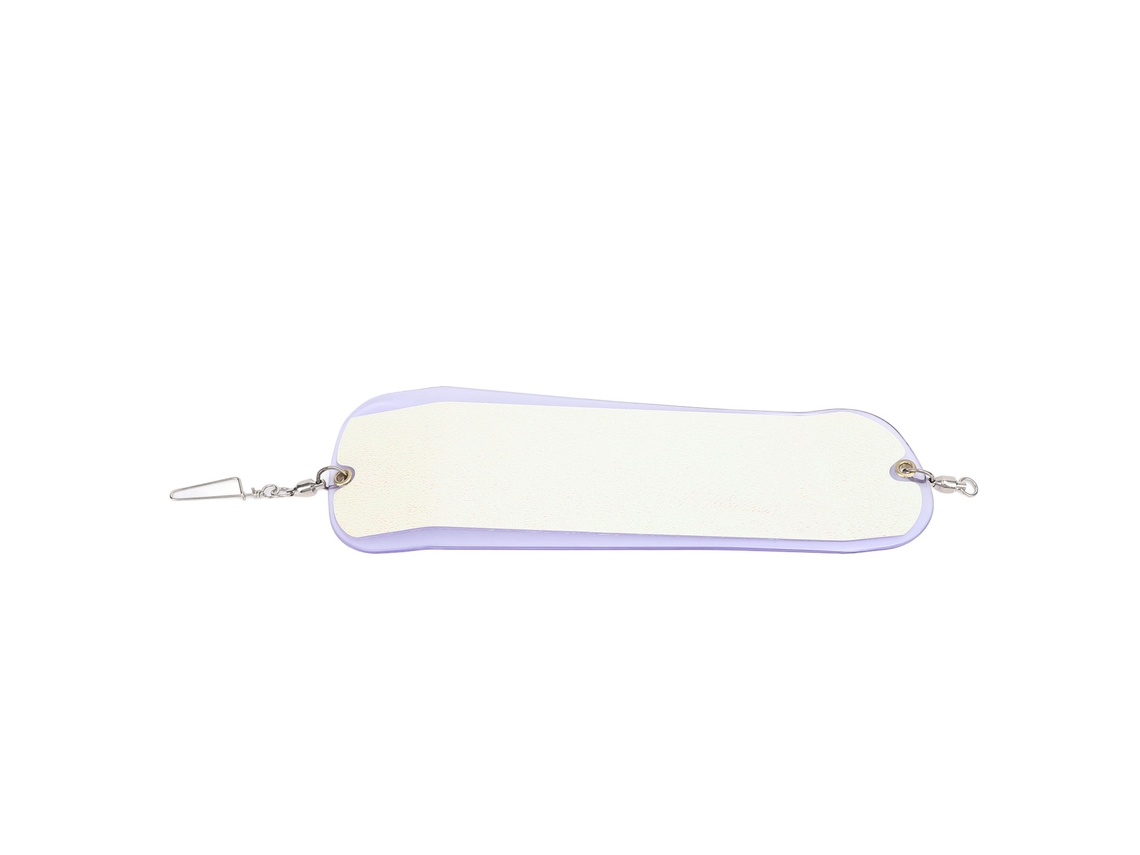 Flasher de Pesca Luminoso Duplo Abs 28cm Roxo