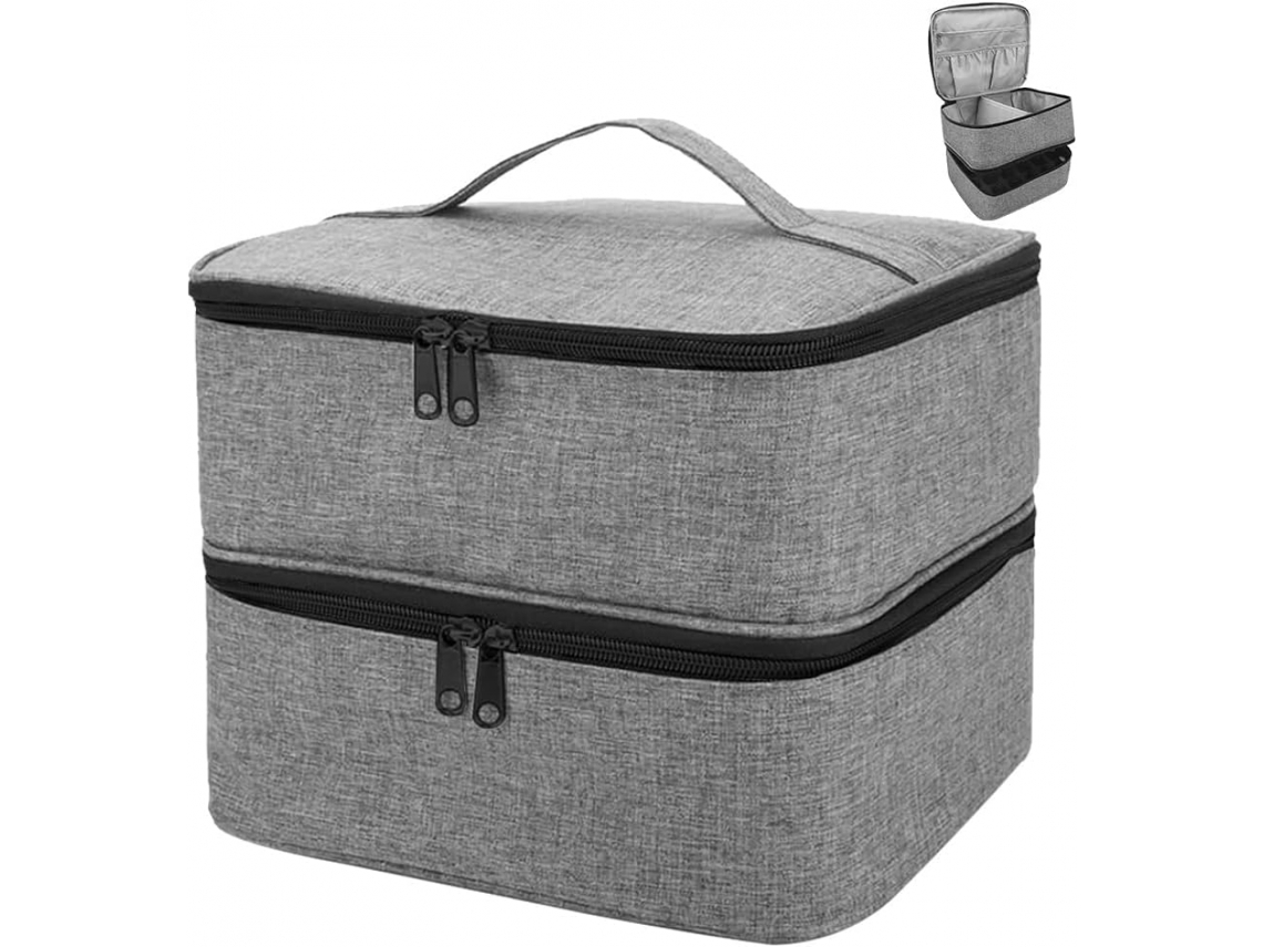Bolsa Organizadora De Esmaltes, Comporta 30 Frascos (15ml) De Esmalte Para Unhas - Ideal Para Lâmpada Para Unhass