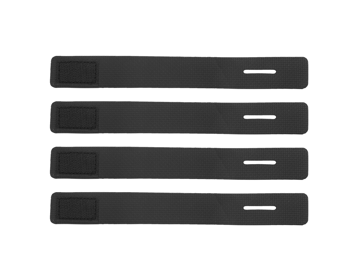 Banda Fixadora Anti derrame Vara Pesca 4pcs Preta