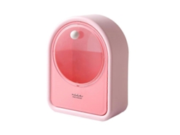 Organizador De Parede Dobrável, Suporte Adesivo Para Cotonetes, Caixa De Armazenamento De Cosméticos Para Casa, Rosa Olysi Shop
