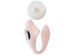 Vibrador De Massagem Wearable Com Controle Remoto Sem Fio De 10 Frequncias Para Mulheres (rosa)