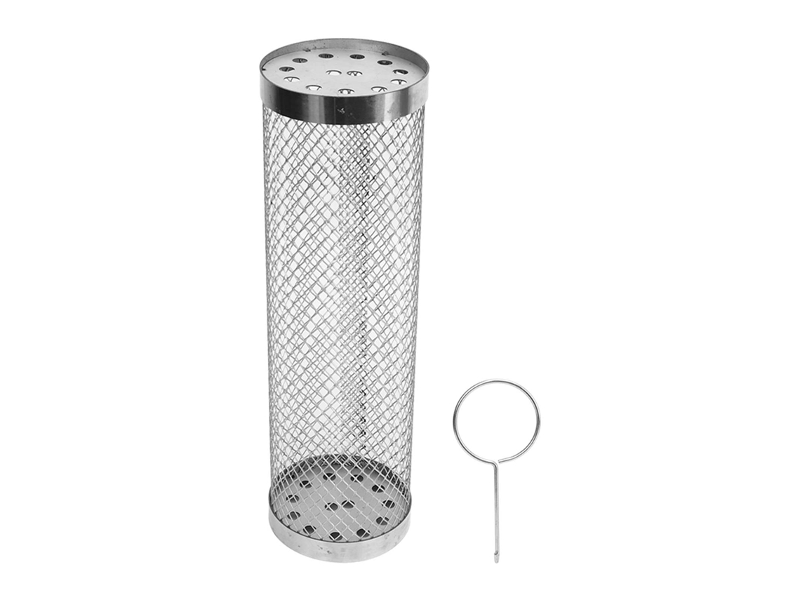 Cesta de Churrasco Cilíndrica para Legumes Peixe Asa de Frango