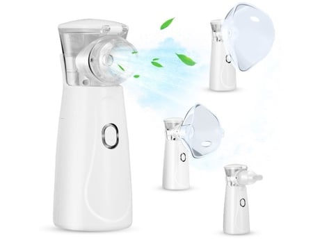 Nebulizador Inalador Aerosol Para Adultos E Crianças Bebé Com Bocal E Máscara Nebulizadora Silenciosa Recarregável Ttlife