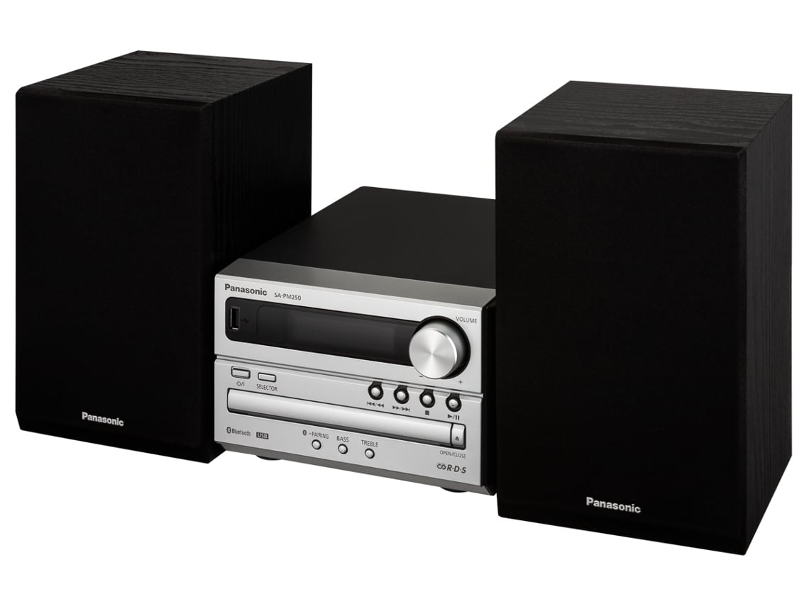 Aparelhagem Hi-Fi PANASONIC SC-PM250EC-S | Worten.pt