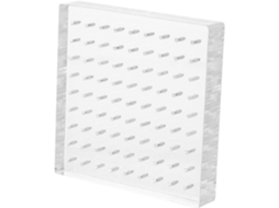 Suporte De Acrílico Transparente Quadrado Artibetter Para Exibição Vidro, Base Compacta Em Acrílico Para Estatuetas E