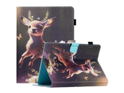 Capa de couro para tablet de 7 polegadas da Webake com design de costura colorida