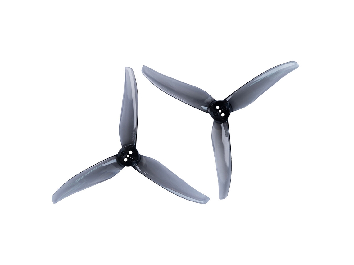 Cinza 2 Pares 2 Pares / 6 Pares Hélice Gemfan 4023 3 4023 4 Polegadas 3 Pás Pc 1,5mm 3 Furos Compatível Motor 1505 3600kv Drones Rc Fpv Racing MDUG