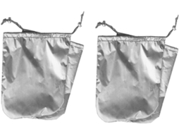 Conjunto de 4 capas universais para espelhos retrovisores de carro com proteção solar.