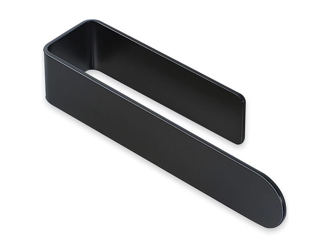 Porta toalhas Sem Perfuração Bandeja de Toalhas de Banho Montagem de Parede Autoadesiva 23 Cm Preto ZYBLSSBB
